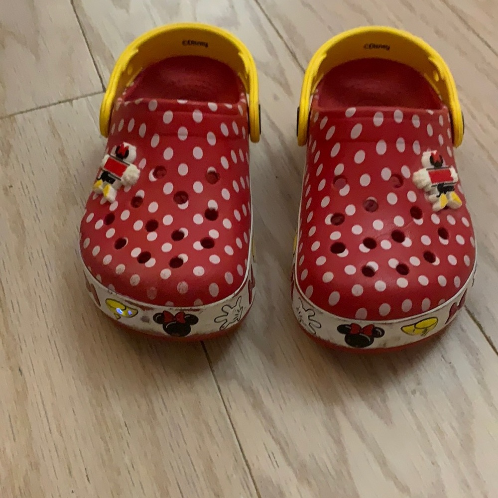 Minnie Mouse light up Crocs from Disney World